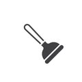 Plunger icon vector Royalty Free Stock Photo