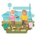 50 plus - couple traveling