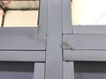 Plus size aluminum glazed partitions for an temporary office and installed by an experienced technician for an warehouse