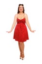 Plus-size pin-up Royalty Free Stock Photo