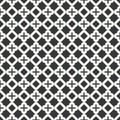 Plus & square symbo dot abstract seamless pattern monochrome or Royalty Free Stock Photo