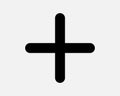 Plus Symbol Icon Add Addition Additional Positive Cross Medical Medic Healthcare First Aid Pharmacy Medicine Health Care Vector