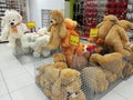 Plush bears - variety and different colors