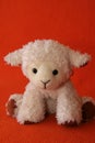 Plush lamb #2 Royalty Free Stock Photo