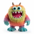 Plush Pink And Blue Stuffed Monster - Bill Gekas Style Concept Art