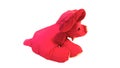 Plush pink elephant toy Royalty Free Stock Photo