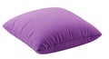Plush Purple Pillow on Black Background Royalty Free Stock Photo