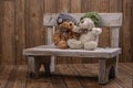 Plush Teddy bears Royalty Free Stock Photo