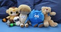 Plush teddy bears. Royalty Free Stock Photo