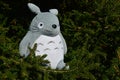 Plush Totoro toy character of mouse like good spirit of forest from movie My Neighbor Totoro by Hayao Miyazaki Royalty Free Stock Photo