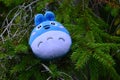 Plush toy creature Totoro from cult Japanese anime movie My Neighbor Totoron