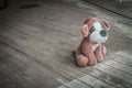 Plush Toy Dog Abandoned Royalty Free Stock Photo