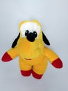 Pluto the dog doll with hands and feet red with white background