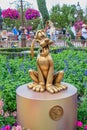 Pluto Gold Statue 50th Anniversary Disney