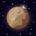 pluto planet solar system space Royalty Free Stock Photo