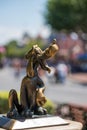 Pluto statue at Disneyland