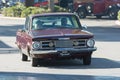 Plymouth Barracuda on display Royalty Free Stock Photo