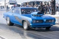 Plymouth Barracuda drag car Royalty Free Stock Photo