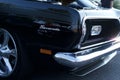 Plymouth Barracuda Front End Black Royalty Free Stock Photo