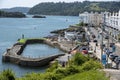 Small harbour on the waterfront in Plymouth, Devon, UK Royalty Free Stock Photo