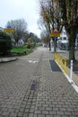 Plymouth England. Designated cycle route