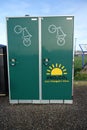 Cycle storage of solar powered e-bikes
