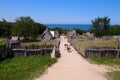 Plymouth Plantation on a Sunny Day Royalty Free Stock Photo