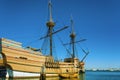 Plymouth`s Mayflower II on Cape Cod