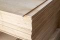 Plywood for construction.Finishing material. Building material