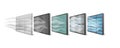 PM 2.5 air filteration and virus protection, 5 layers filter, vector Royalty Free Stock Photo