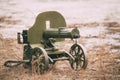 PM M1910 was a heavy machine gun used by the Imperial Russian Army