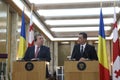 PM Sorin Grindeanu and PM Giorgi Kvirikashvili