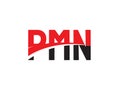 PMN Letter Initial Logo Design Vector Illustration