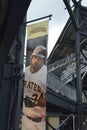 PNC Park, Pittsburgh Pirates banner, Pittsburgh Royalty Free Stock Photo