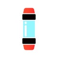 Pneumatic tube glyph icon