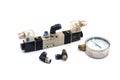 Pneumatic valves Royalty Free Stock Photo
