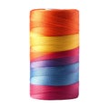 PNG Colorful Sewing Thread on Transparent Background - Ai Generated Royalty Free Stock Photo