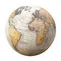 PNG Earth Globe Made of Newspaper on Transparent Background - Ai Generated Royalty Free Stock Photo