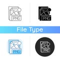 PNG file icon Royalty Free Stock Photo