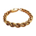 PNG Gold Link Chain Bracelets on Transparent Background - Ai Generated Royalty Free Stock Photo
