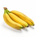 Creative Commons Attribution: Bunch Of Bananas On White Background