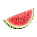 PNG Slice of Watermelon on Transparent Background - Ai Generated Royalty Free Stock Photo