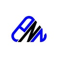 PNN letter logo creative design with vector graphic, PNN Royalty Free Stock Photo