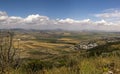 Panoramic view Jezreel valley northwest of Israel