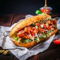 Po\' Boy: Traditional Louisiana Sandwich with Beef or Seafood