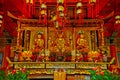 Po lin monastery interior, lantau, hong kong Royalty Free Stock Photo