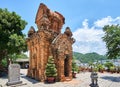 Po Nagar Cham towers in Nha Trang, Vietnam. Old reiligous buildings from the Champa empire.