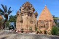 Po Nagar a scenic Temple on a hill in Nha Trang in Vietnam.