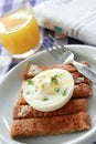 Poached Egg Royalty Free Stock Photo