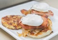 Poached egg breakfast